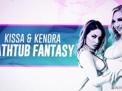 Kissa & Kendra Bathtub Fantasy