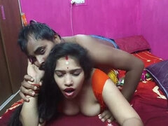 69, Gros cul, Sucer une bite, Couple, Indienne, Embrassement, Maman, Chatte