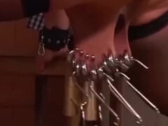 Bondage discipline sadomasochisme, Bizar, Extreem, Dominante vrouw, Duits, Onschuldig, Rijpe lesbienne, Slaaf