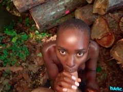 Africano, Culo, Negro, Mamada, Estilo perrito, Pajear, Interracial, Estriptis