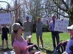 ブロンド, フェラチオ, イく瞬間, 乱交, ハードコア, Hd, オージー, アウトドア