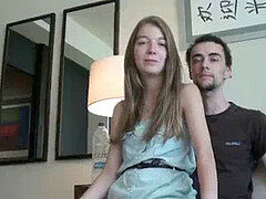 Mamada, Pareja, Corridas, Europeo, Pequeña, Flaco, Español, Adolescente