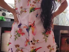 Corrida, Hija, Estilo perrito, Familia, Indio, Cocina, Mucama, Tío