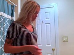 Guy spies on his sister's hot friend in the shower
