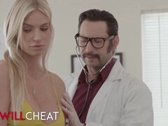 ブロンド, フェラチオ, 医者, バック, ハードコア, 淫乱熟女, ポルノスター, 現実