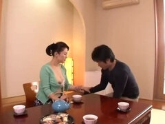 Asiatique, Sucer une bite, Groupe, Japonaise, Mature, Belle mère