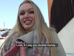 Enthousiasteling, Grote mammen, Blond, Rondborstig, Oudere vrouw, Hd, Huisvrouw, Gezichtspunt