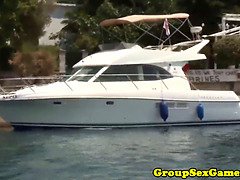 Badpak, Europees, Groep, Hd, Naakt, Nudist, Orgie, Sperma