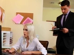 Cadence Lux gets a hardcore office fucking for money