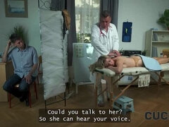 Schönheit, Blondine, Gehörnter ehemann, Arzt, Hd, Ehemann, Uniform, Ehefrau