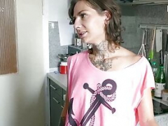 Tattooed Goddess CurlyCate Seduces Her Neighbour To Make love Her Soaked Pussy When His Female friend Is Away - MyDirtyHobby