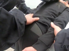 Voiture, Tchèque, Prisonnier, Réalité, Rugueux, Fils, Volé, Uniforme