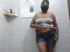 18 años, Amateur, Lamer culo, Hd, Casero, Ducha, Solo, Tetas