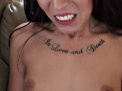 Hot Anal Action with a Tattooed Girl and a Big Assed Guy