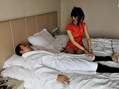 Sexy chicks and dudes get bound and played with