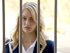 Noire, Blonde, Sucer une bite, Bâillonner, Hard, Interracial, Naturelle, Chevaucher