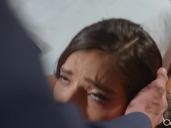 Anal, Lécher le cul, Cul à la bouche, Sucer une bite, Brunette brune, Européenne, Fille latino, Fessée