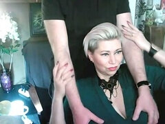 Blasen, Paar, Handjob, Reif, Milf, Mutti, Hure, Ehefrau