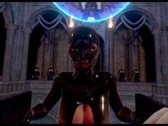 Bondage domination sadisme masochisme, Gros seins, Homme nu et filles habillées, Éjaculer dans la bouche, Tir de sperme, Femme dominatrice, Jeux, Nénés