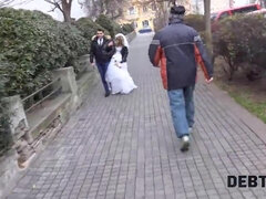 ブロンド, 結婚, チェコ, ヨーロピアン, ラフ, タトゥー, ティーン, 妻