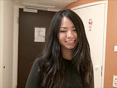 Grote lul, Zwart, Universiteit, Stel, Sperma in gezicht, Gigantische lul, Tiener, Thais