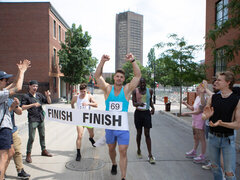 Hard marathon day for these horny blokes but they still fuck