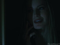 Cul, Gros seins, Noire, Blonde, Couple, Femelle, Doigter, Orgasme