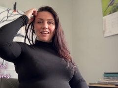 Grosser arsch, Grosse titten, Spermaladung, Handjob, Orgasmus, Sohn, Stiefmutter, Titten