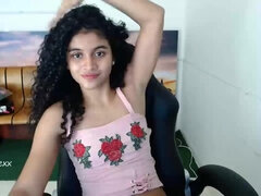 Amateur, Cul, Nana, Fille latino, Masturbation, Adolescente, Jouets, Webcam