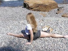 Rubia, Europeo, Flexible, Flaco, Sexo soft, Adolescente, Tetas