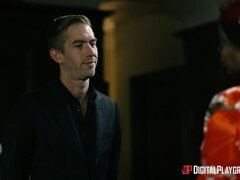 Arsch, Grosser arsch, Schwarz, Schwanz, Reif, Milf, Flotter dreier, Hure