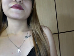 Aziatisch, Hondjeshouding, Handbeurt, Rok, Tatoeage, Tieten likken