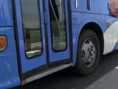 Asiatisch, Bus, Dildo, Japanische massage