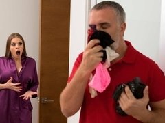 Grosse titten, Blondine, Geschnappt, Hundestellung, Handjob, Milf, Rasiert, Tätowierung