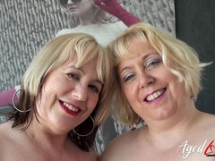 Belle grosse femme bgf, Gros cul, Grosse bite, Gros seins, Blonde, Sucer une bite, En levrette, Mature