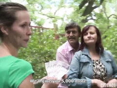 Большая жопа, Большие сиськи, Волосатые, Зрелые, На природе, От первого лица, Рыжие, Втроем