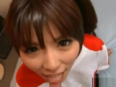 Asiatique, Pom pom girl, Fétiche, Japonaise, Jarretelles