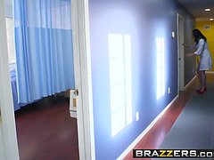 Médecin, Hd, Talons, Rugueux, Criant, Jarretelles, Plan cul à trois, Uniforme