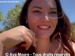 Amateur, Grosse bite, Français, Seins naturels, De plein air, Public, Chatte, Voyeur