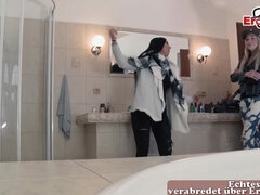 Amateur, Nana, Blonde, Dingue, Tir de sperme, Érotique, Hard, Petite femme