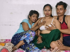 Lieveling, Mooie dikke vrouwen, Rondborstig, Groep, Indisch, Trio