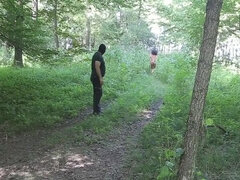 Sadomasochismus, Fesselspiele, Nackt, Im freien, Schmerz, Schlampe, Jungendliche (18+), Gefesselt