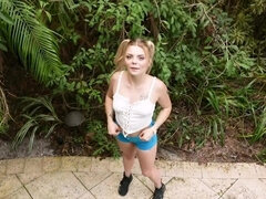 18 ans, Mignonne, Queue, Faciale, Seins naturels, Pov, Maillot de bain, Grande