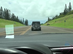 Enthousiasteling, Pijpbeurt, Flashing, Vriendin, Orgasme, Buiten, Openbaar, Bekijker