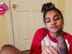 Amateur, Gros seins, Sucer une bite, Noir ébène, Interracial, Douche, Timide, Adolescente