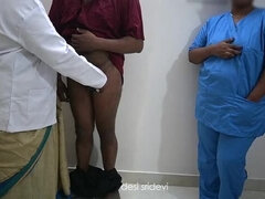 Hot Indian Nurse Tempted by Doctor Checking Patient's Dick - Desisridevi