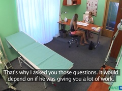 Leie, Arschlecken, Arzt, Lecken, Krankenschwester, Büro, Muschi, Spanner
