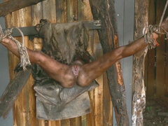 Bondage discipline sadomasochisme, Bizar, Zwart, Pijpbeurt, Gebondenheid, Fetisj, Gezichtspunt, Ruw