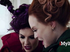 Aziatisch, Grote mammen, Blond, Pijpbeurt, Rondborstig, Kwartet, Trio, Maagd