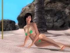 3 dimensionaal, Likken, Kut duiken, Roodharige vrouw